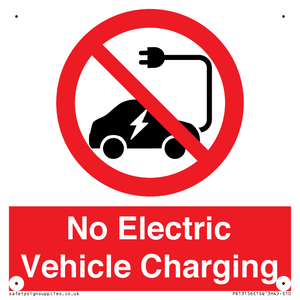 No Electric Vehicle Charging